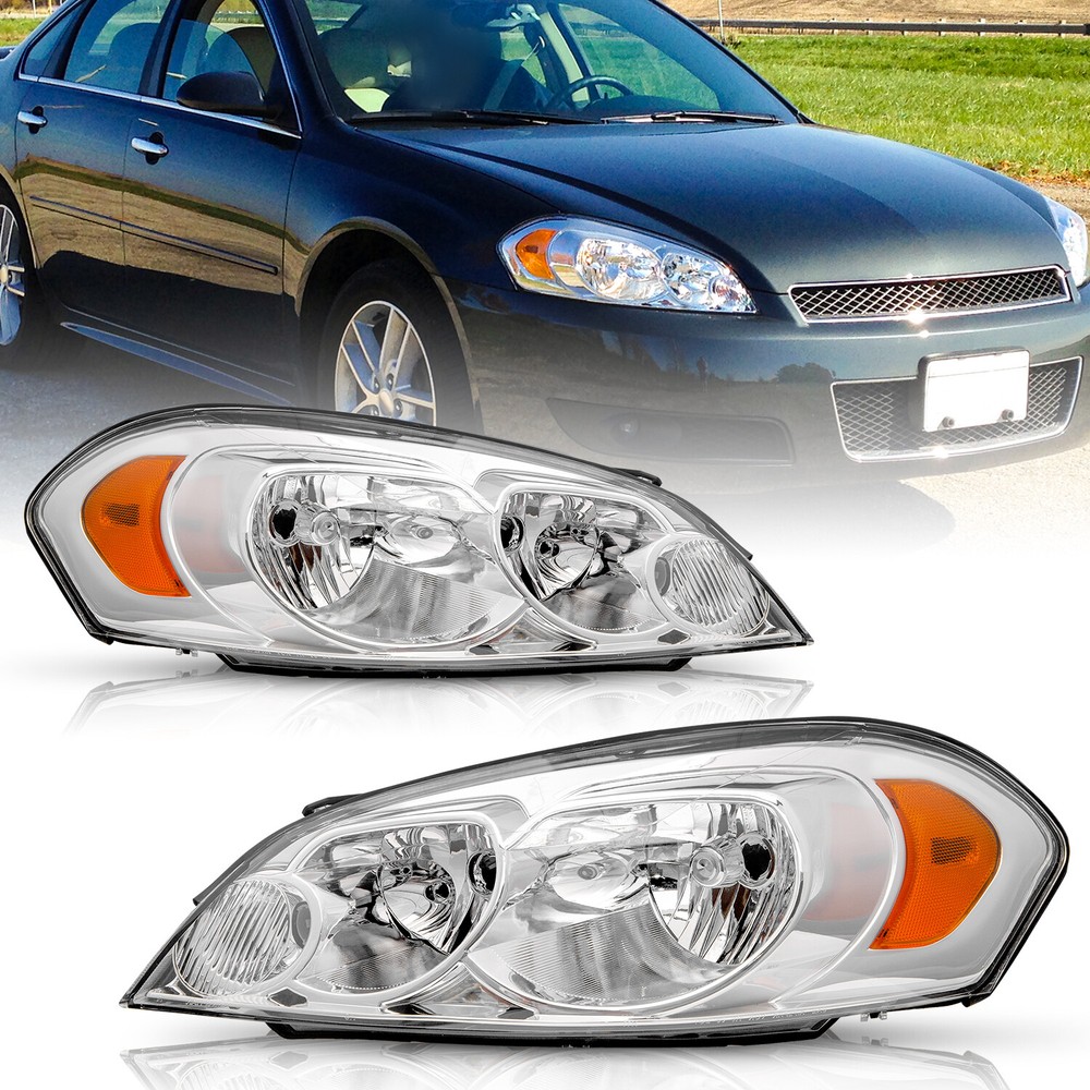 For 06-2013 Chevy Chevrolet Impala Halogen Headlight 2006-2007 Monte Carlo