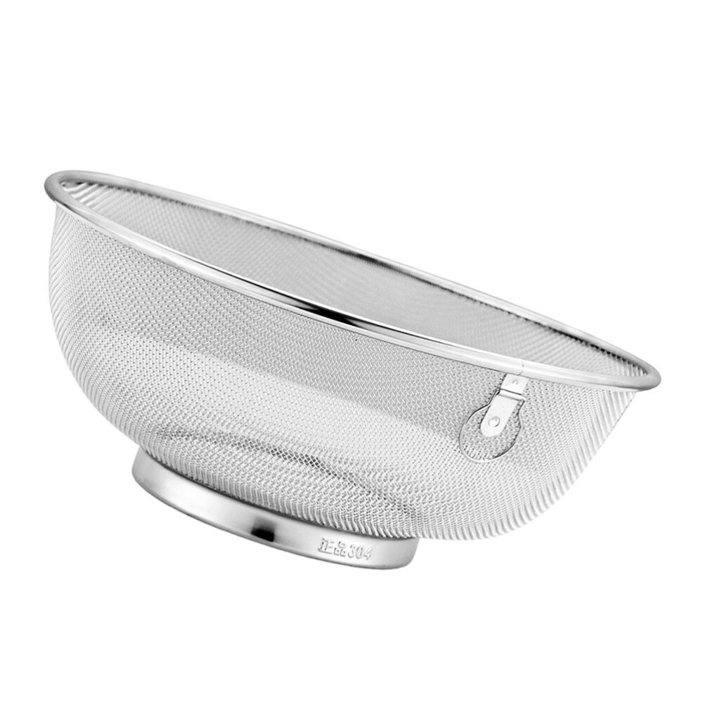 1PC Stainless Steel Drain Basket Sink Colander for Vegetables Fruits Kitchen Strainer Tool Durable US Design