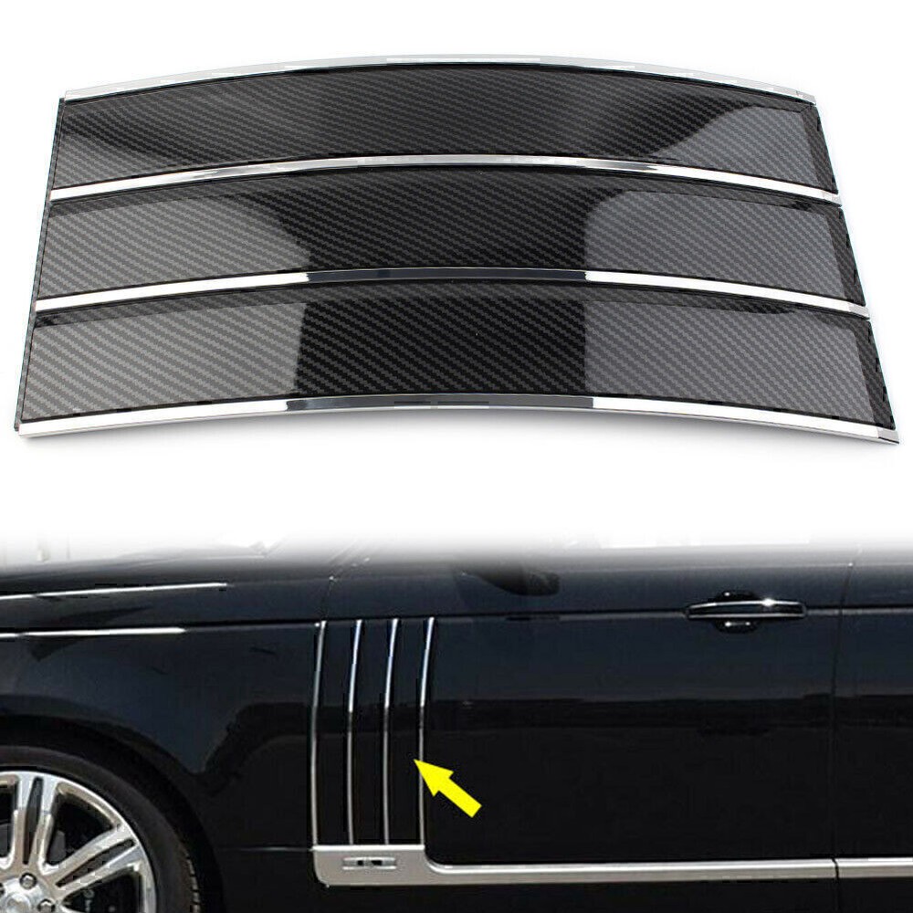 Car Left Side Mesh Vent Grille Fender Frame Fit Land Rover Range Rover 2013-2017