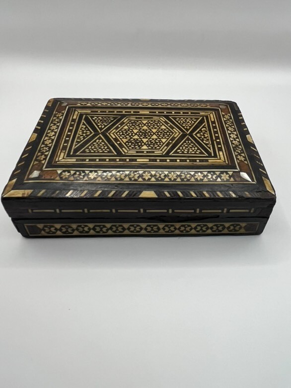 Rare antique persian wooden box
