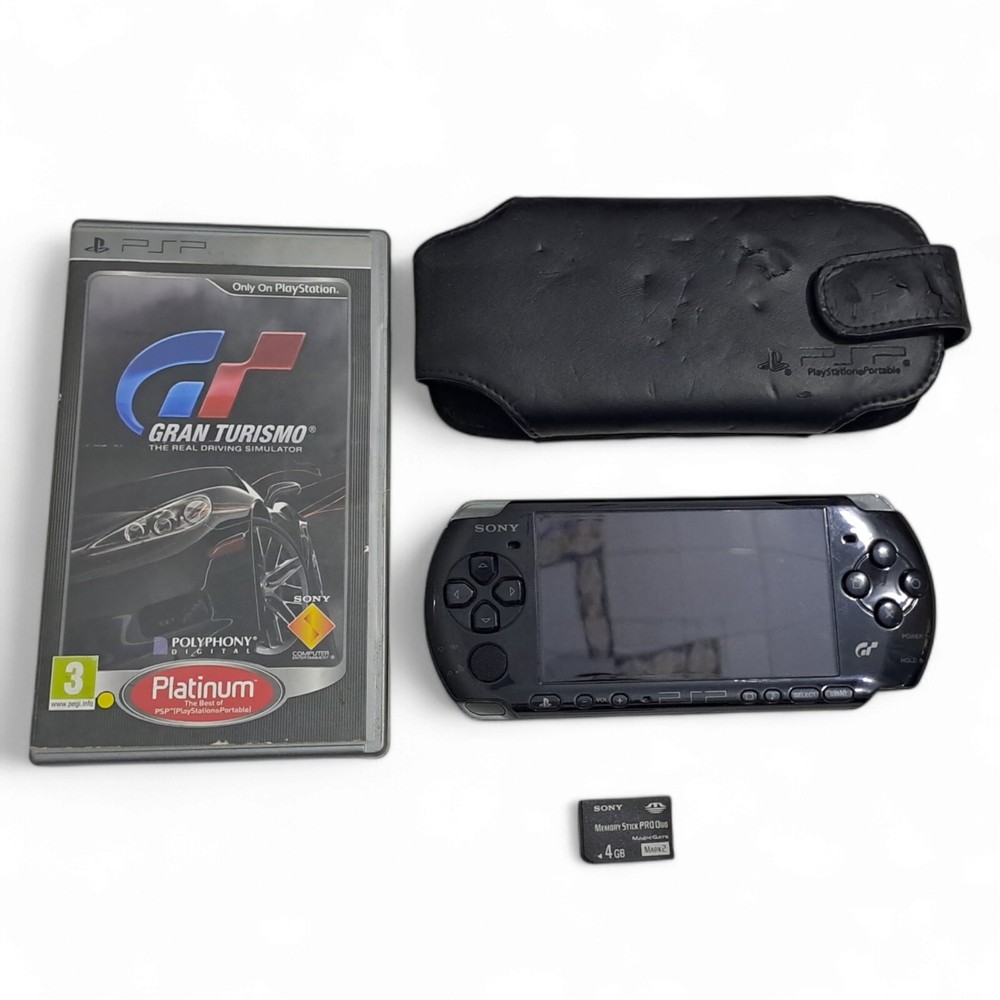 PSP 3000 Gran Turismo Edition With Gran Turismo Game, 4GB SD Card And Bag