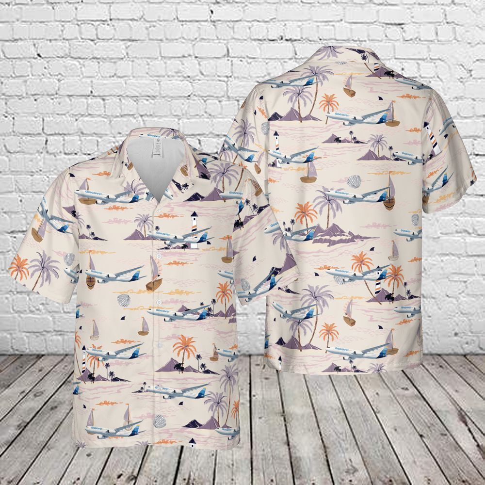 Discover Airlines Airbus A330 Hawaiian Shirt