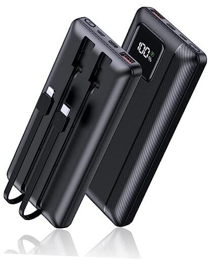 Power-Bank-Portable-Charger - 16000mAh Power Bank Support PD 30W and Black