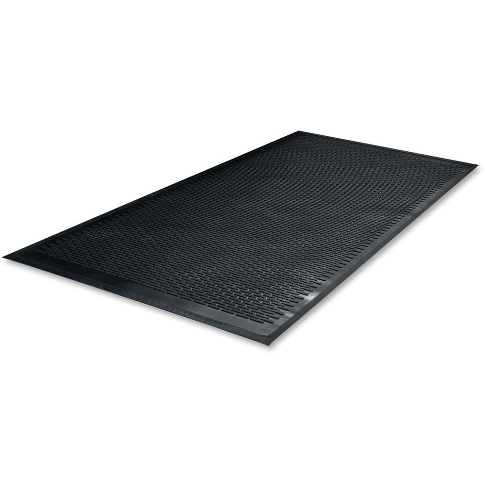 Guardian 14040600 Clean Step Scraper Outdoor Floor Mat, Natural Rubber, 4'x 6...