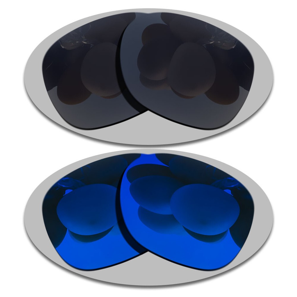 Grey Black&Deep Blue Polarized Lenses Replacement For-Rondo