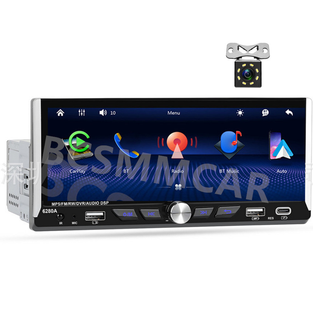 6.9in Car Stereo with Carplay, Mirror Link, WiFi, GPS, and Camera