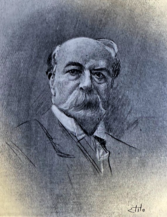 1904 Actor Tomasso Salvinia illustrated