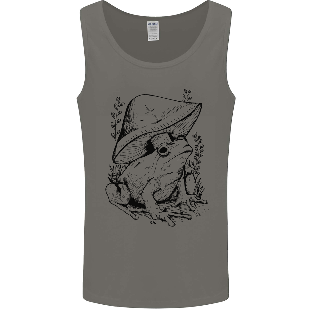 Wildlife Ecology a Frog and a Toadstool Mens Vest Tank Top