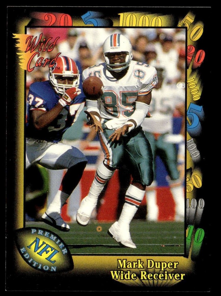 1991 Wild Card Mark Duper Washington Redskins #16