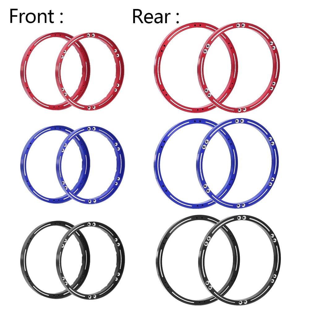 Aluminum Front/Rear Wheel Rim Frame Rings For LOSI 1/4 Promoto-MX Motorcycle RC