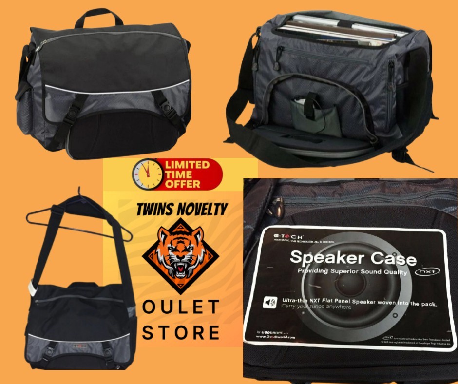 LOT of 3 GoodHope Bag Clearance Sale Messenger speaker BLACK Travel Bag School