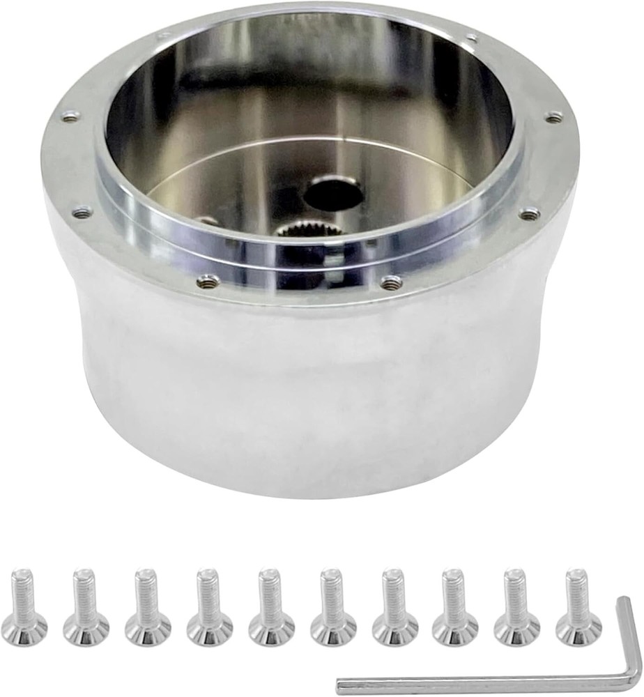 Premium Chrome Billet Steering Wheel Hub Adapter for GM Cars & Trucks (1967-94)