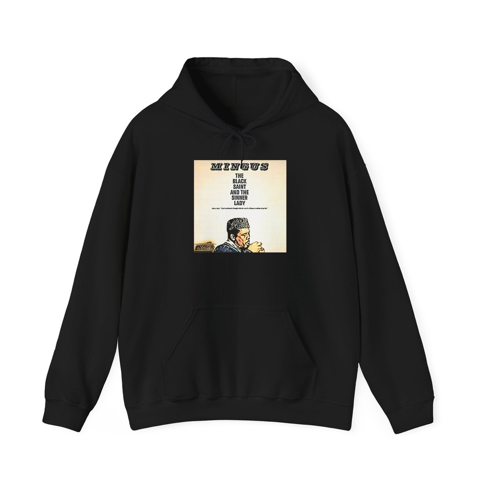 Charles Mingus Graphic Print Jazz Art LS Unisex Heavy Blend™ Hooded Sweatshirt