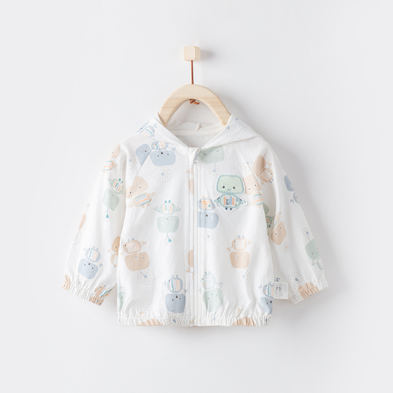 Kid Breathable Sunscreen Cotton Boys' and Girls' Coats Spring and Summer Coats