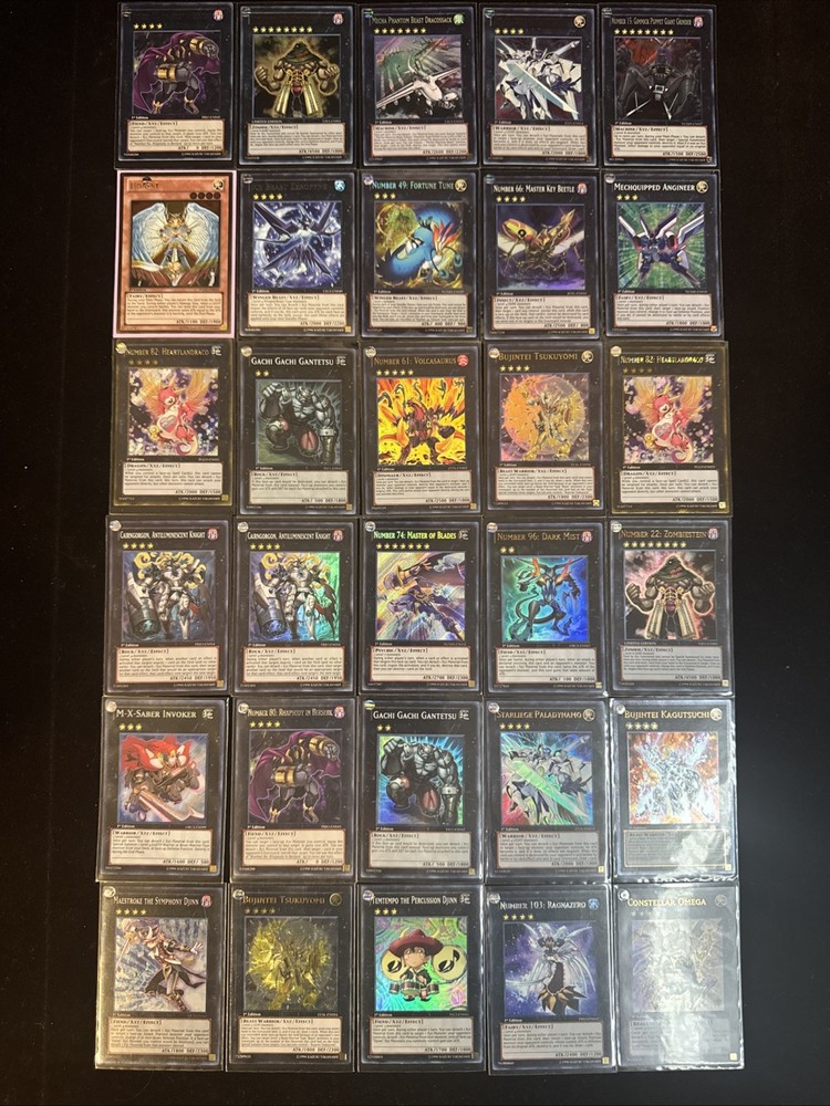 30x 1st Edition Yu-Gi-Oh Near Mint Rare Cards - Excellent Condition