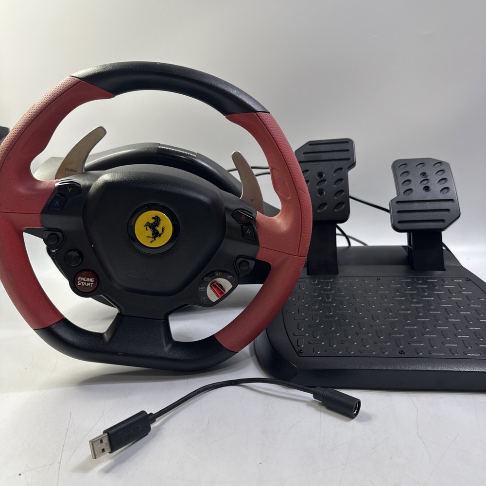 Thrustmaster 4460105 Ferrari 458 Spider Racing Steering Wheel for Xbox One