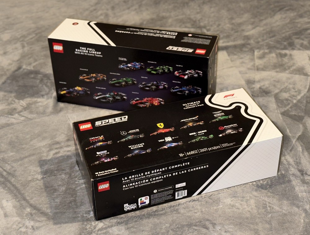 Lego Speed Champions Ultimate F1 Collector Pack 10 Sets in 1