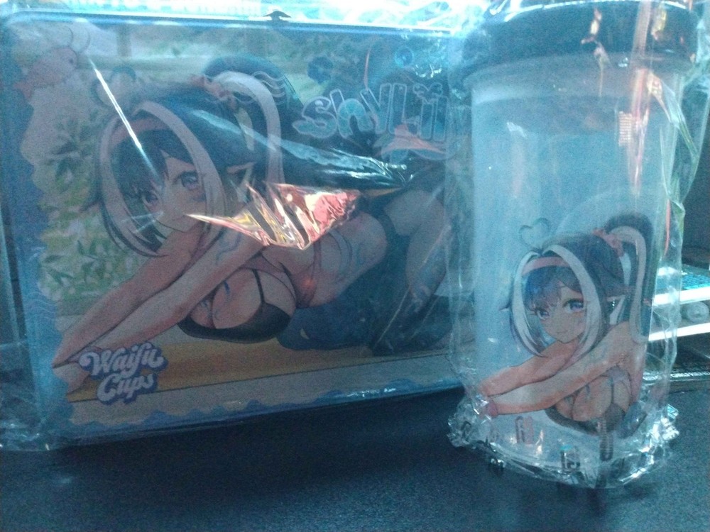 Gamersupps GG Waifu Creator Cup Shylily Yogalily W/ Lunchbox + sticker New