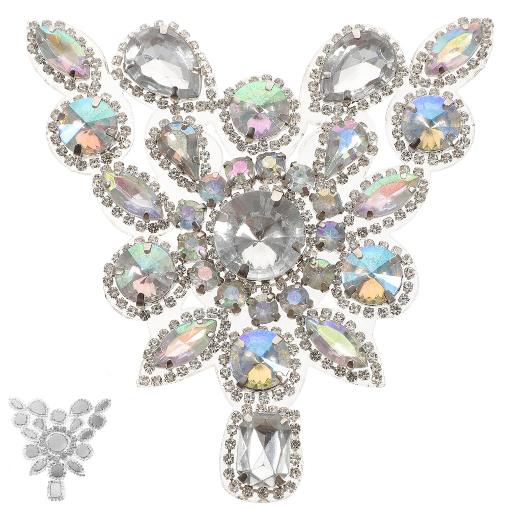 Hot Glue Bottom Cloth Sticker Foldable Charms Hotfix Rhinestones Apparel