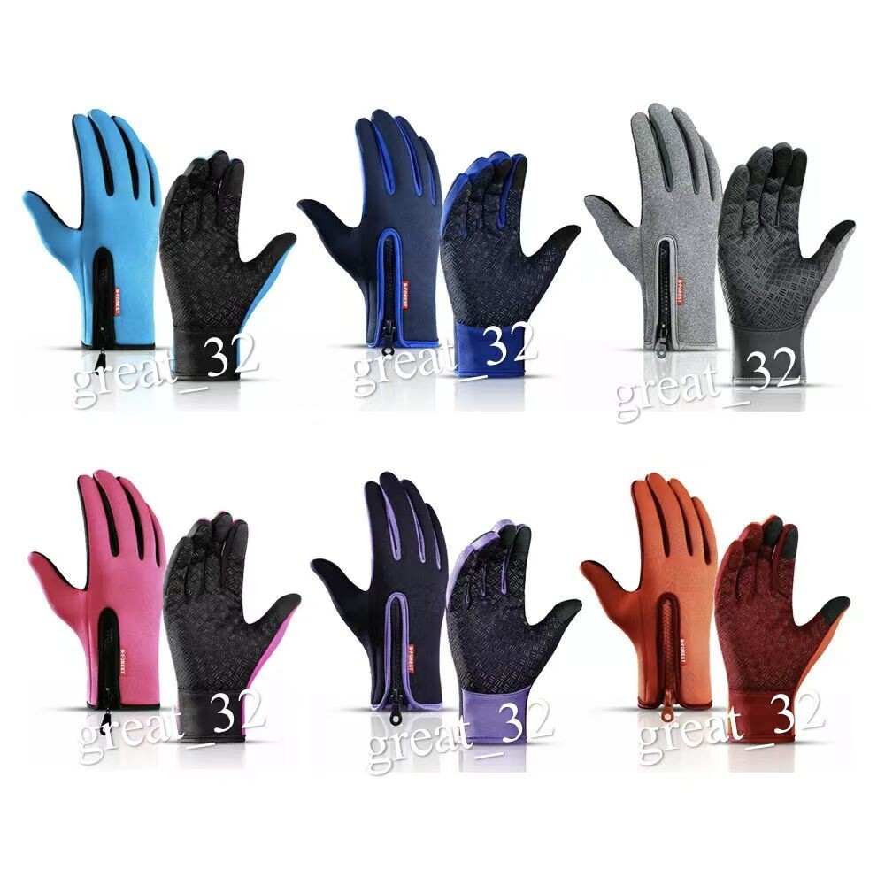 Thermal Waterproof Winter Gloves Men Women Touch Screen Warm Mittens