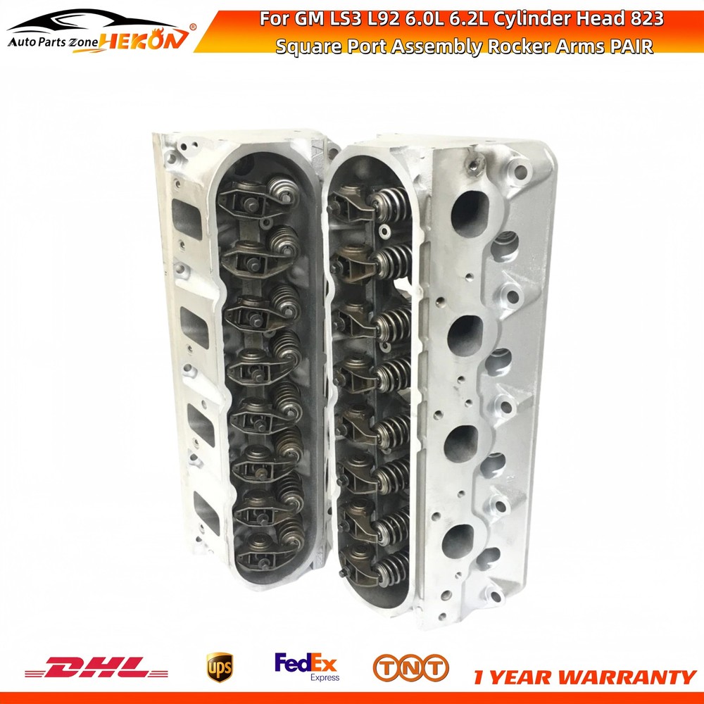 For GM LS3 L92 6.0L 6.2L Cylinder Head 823 Square Port Assembly Rocker Arms PAIR
