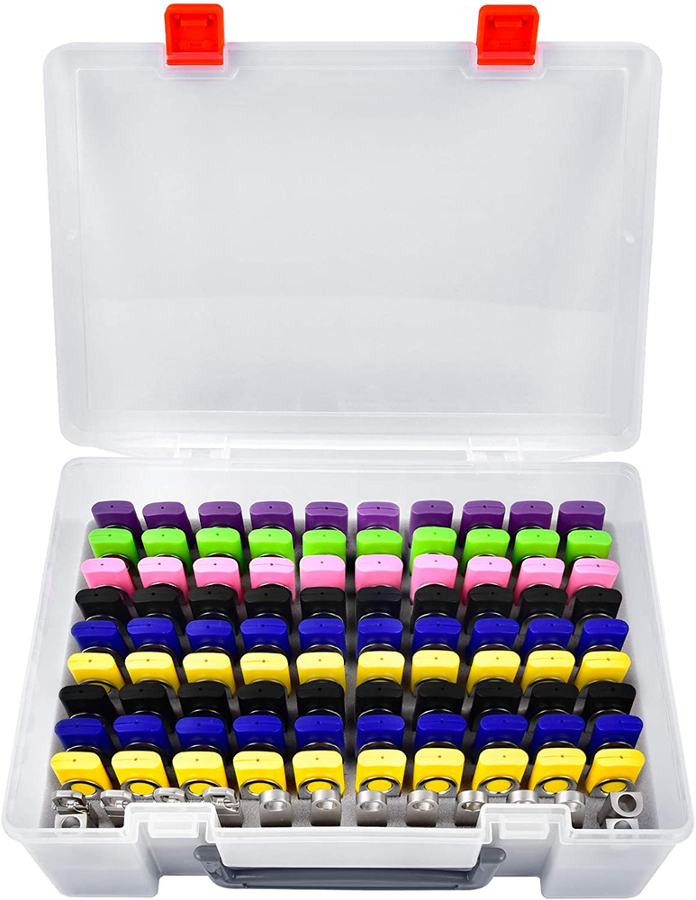 Flash Drive Case USB Memory Stick SD Card Storage Organizer- Holds 104Pcs Thumb