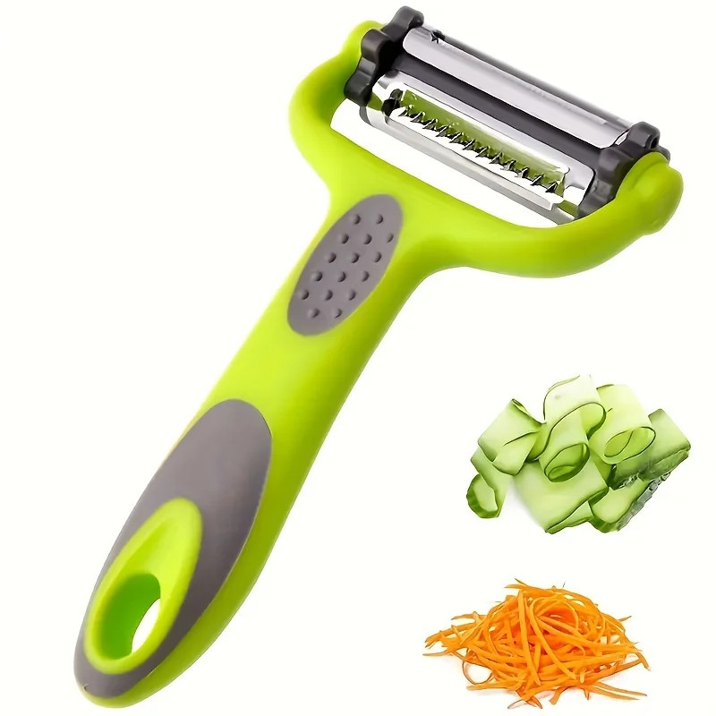 3 in 1 Rotary Peeler Fruit Vegetables Cabbage Graters Salad Carrot Potato Slicer
