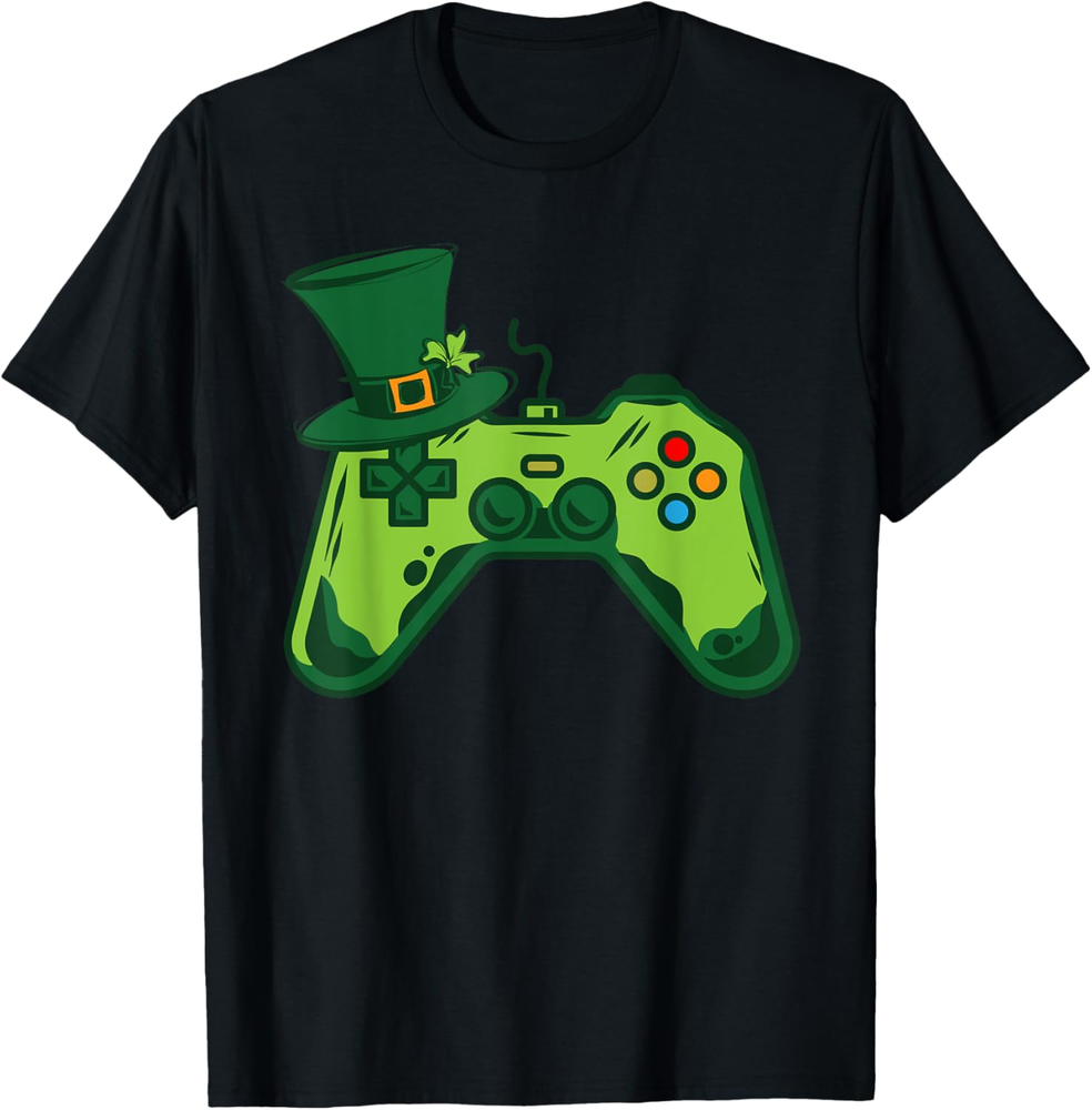 St Patricks Day Toddler Boys Gaming T-Shirt for Kids & Men