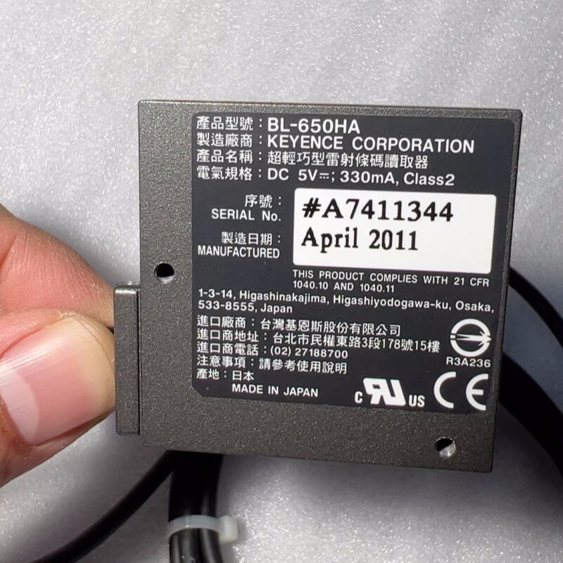 1pcs KEYENCE Bl-650ha Laser Barcode Reader