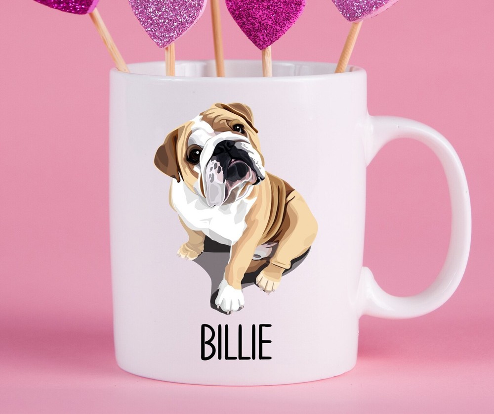 Personalized Bulldog Mug Bulldog Gift Ideas Bulldog Cup Gifts For Bulldog Lovers