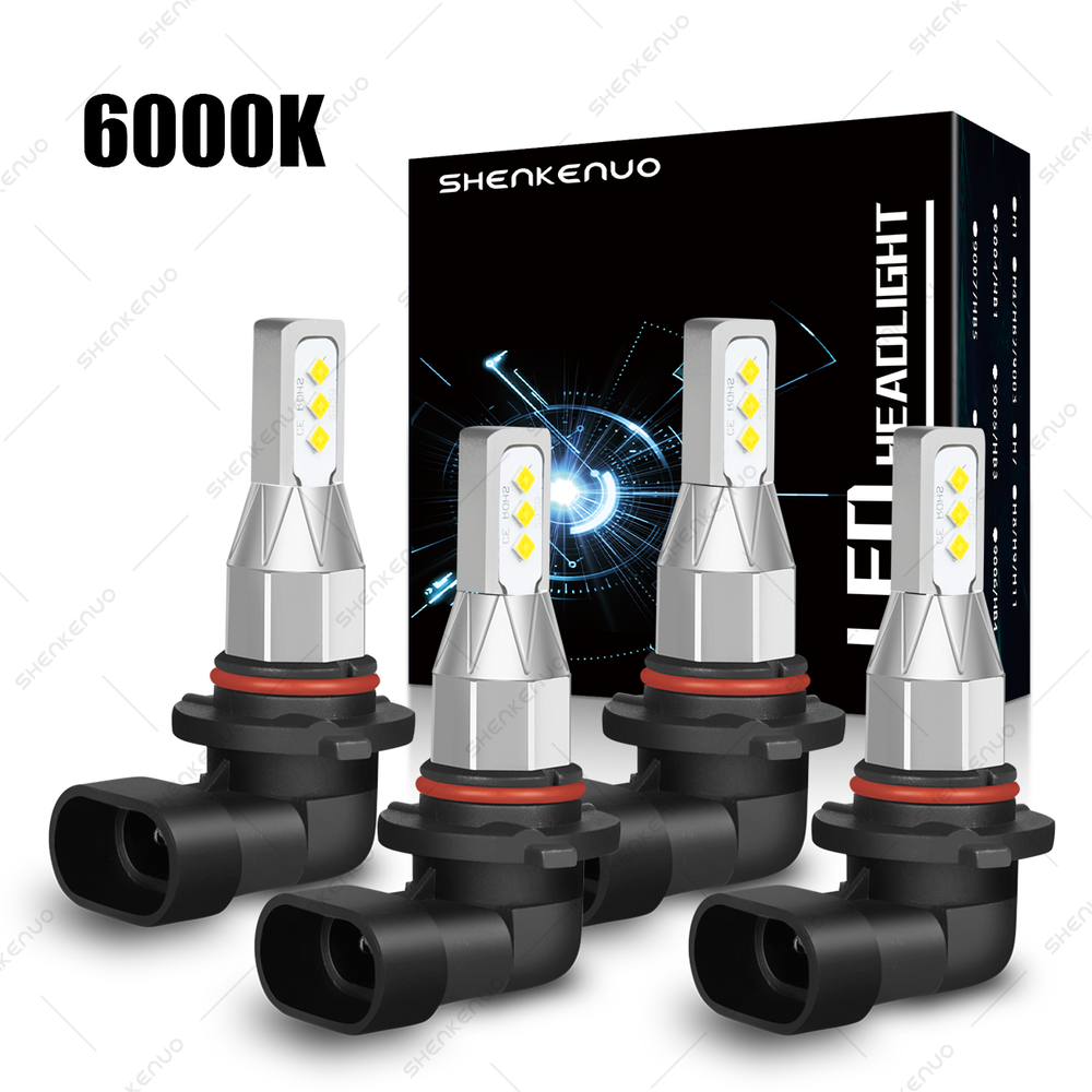 6000K LED Hi/Low Beam Headlight Kit for 2001-2010 Jeep Grand Cherokee