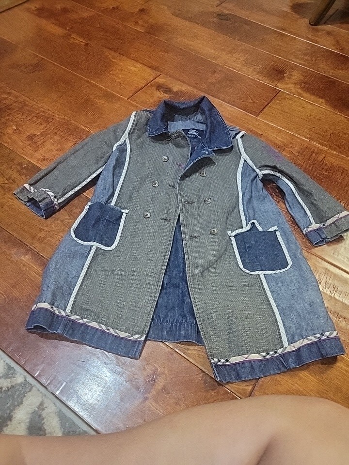 burberry jacket kids girls Vintage