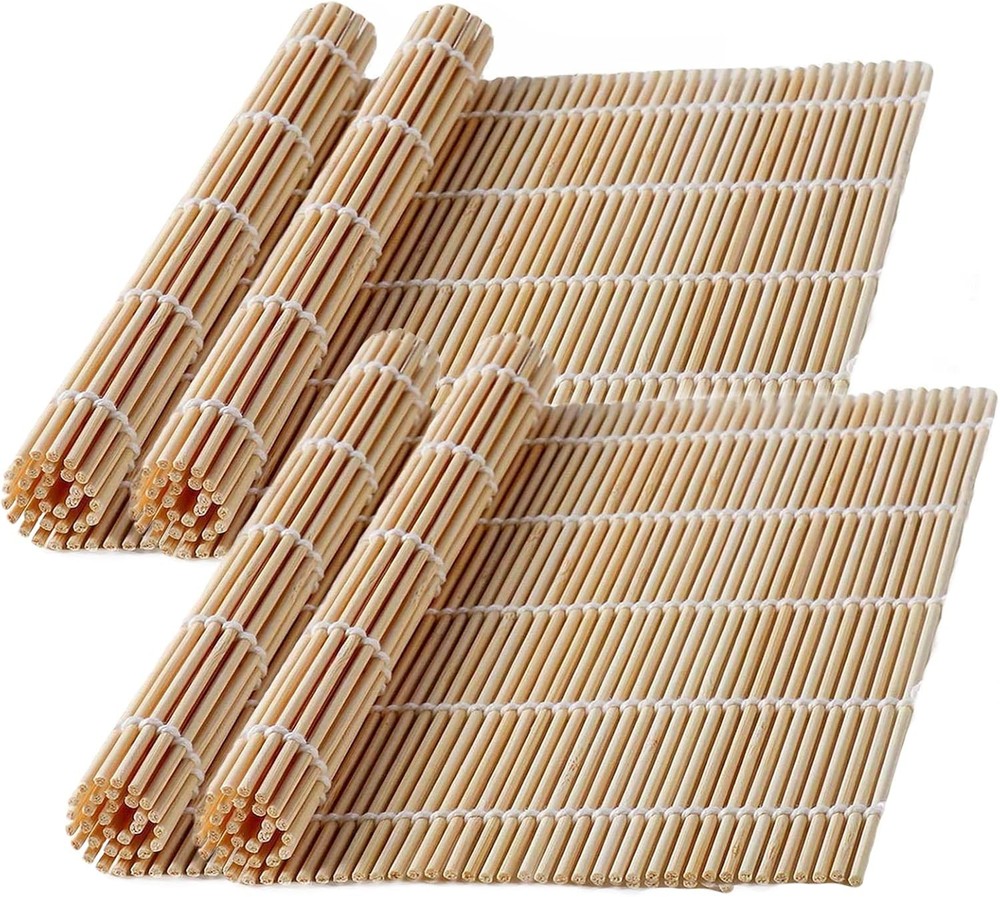 Bamboo Sushi Rolling Mat Kit for Perfect Homemade Rolls