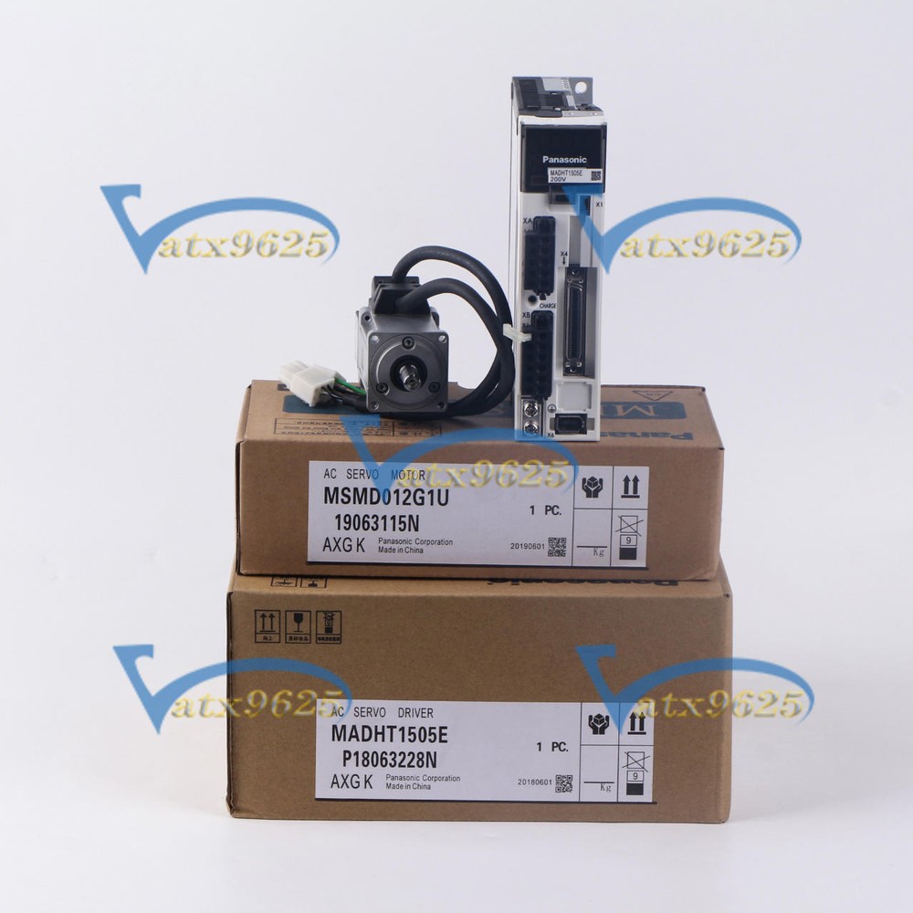 1PC Panasonic MSMD012G1U+MADHT1505E Servo System (Motor+Drive) NEW