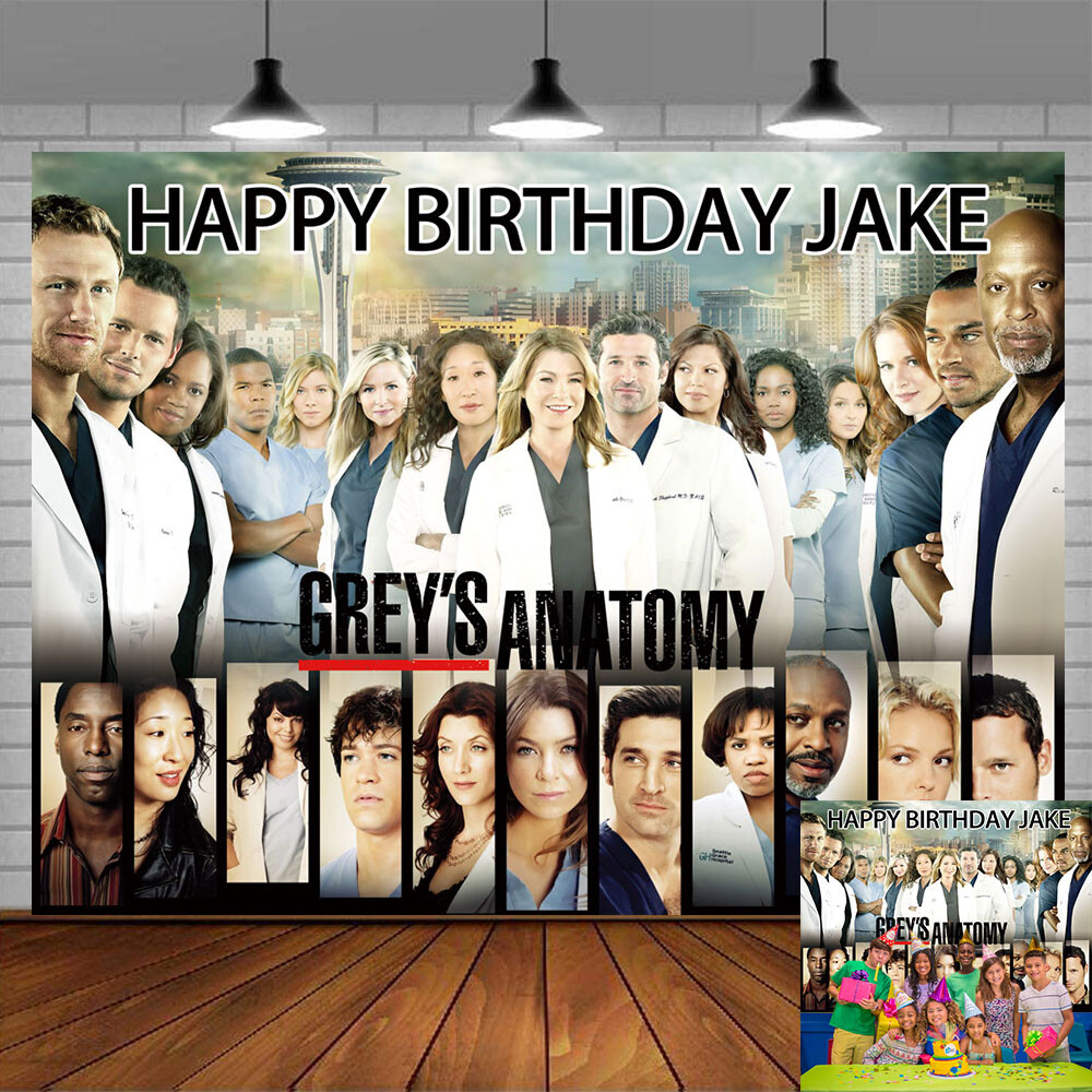 Personalized Anatomy-Themed Custom Banner for Parties Birthdays Decor Gift