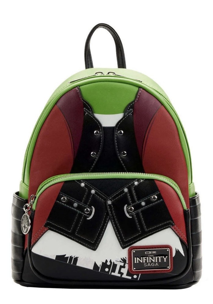 New Loungefly GAMORA Cosplay Guardians Infinity Saga Mini Backpack Marvel Disney
