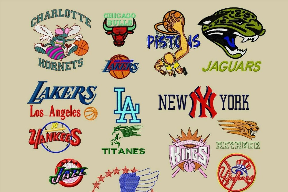MACHINE EMBROIDERY DESIGNS - 50+ BASKETBALL TEAMS EMBROIDERY DESIGNS