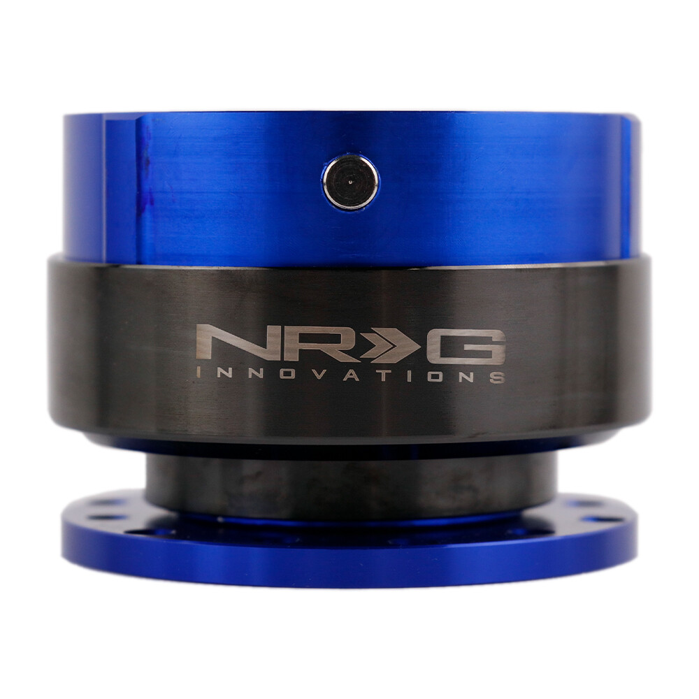 NRG Blue DING SOUND Steering Wheel Quick Release Hub Adapter Snap Off Boss Kit
