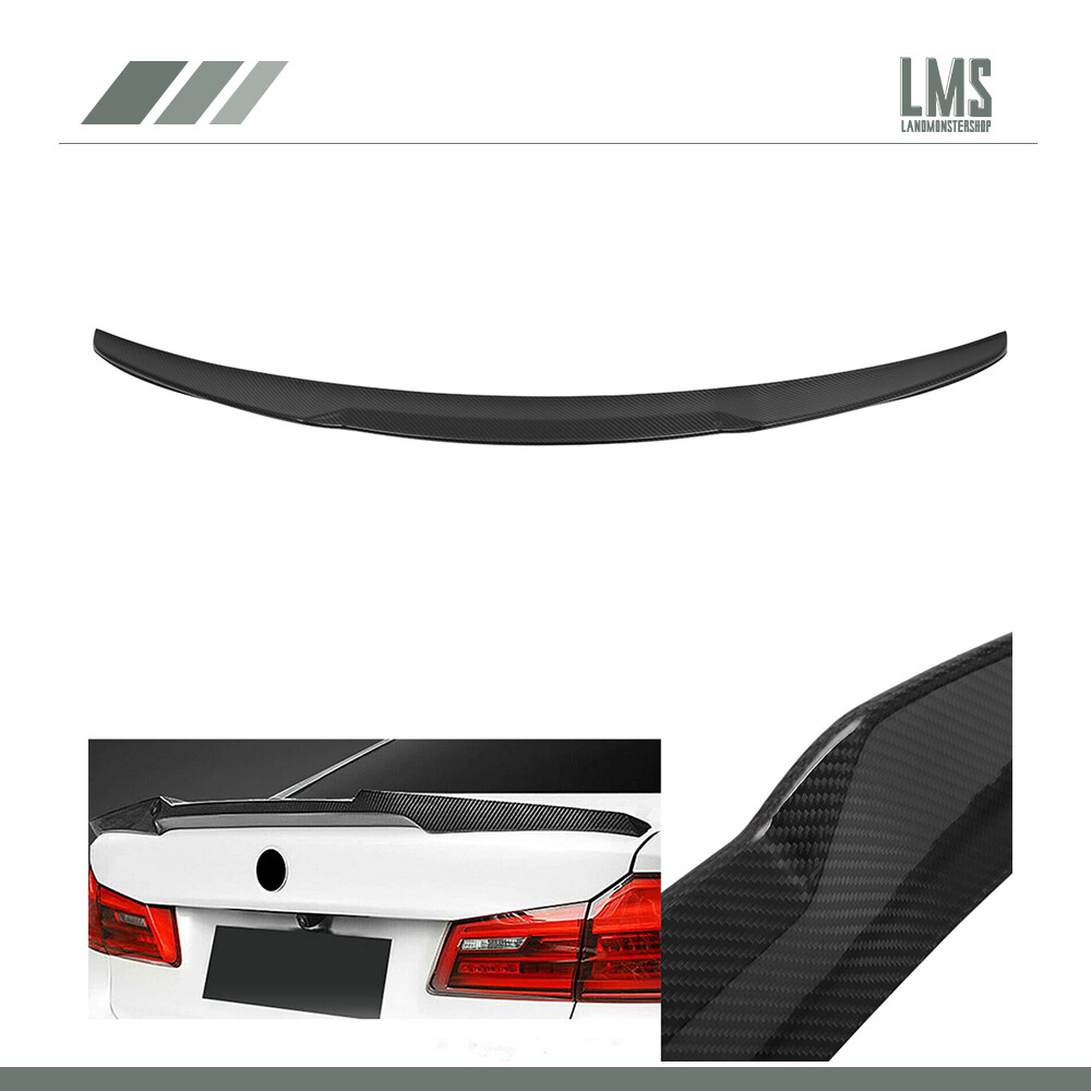 For 2014-2020 BMW F32 4 Series Coupe -Gloss Carbon Fiber Rear Spoiler M4 Style