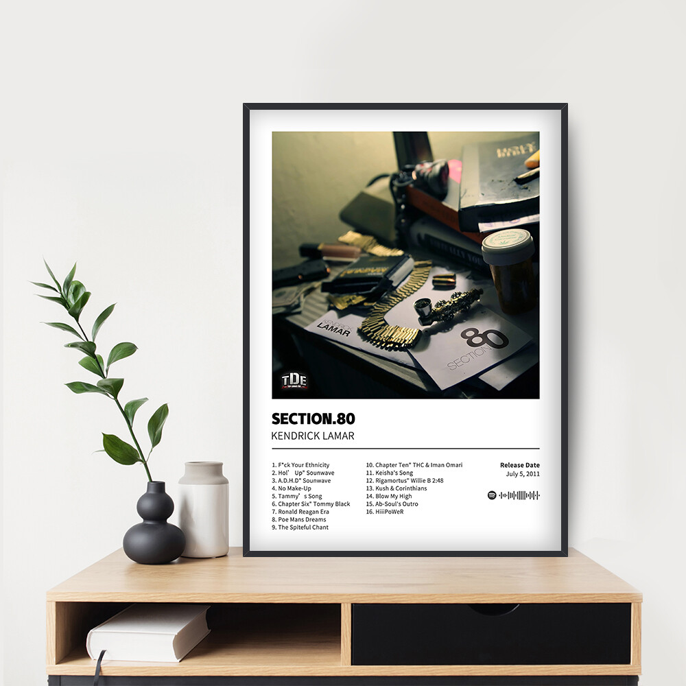 Section.80 Kendrick Lamar Album Poster 20x30