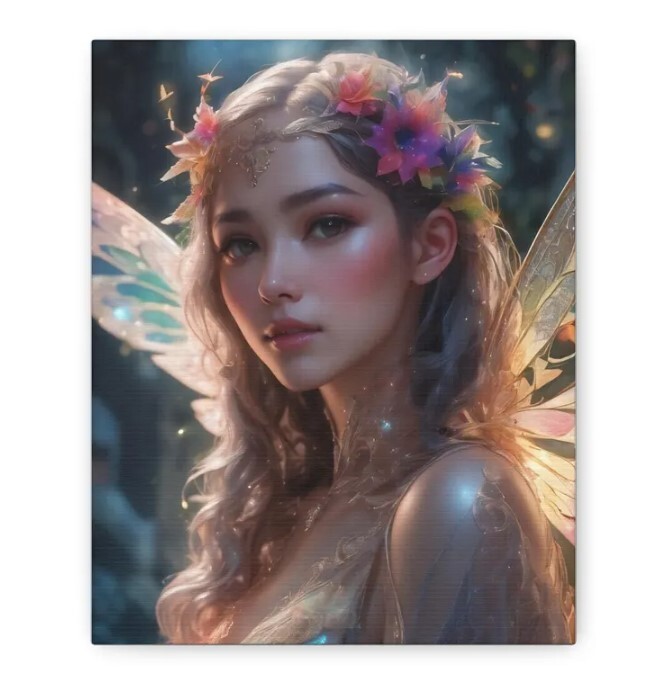 Ethereal Blossom Fantasy Wall Art for Enchanted Home Decor