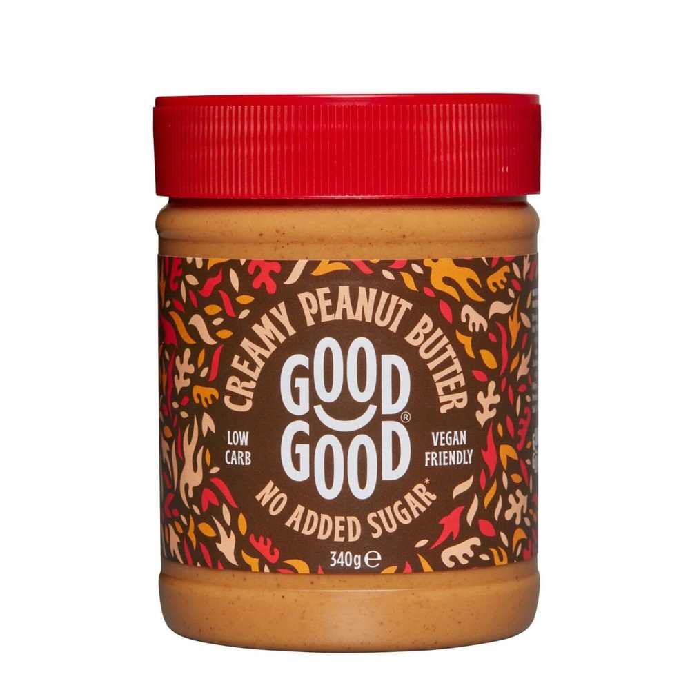 GOOD GOOD Creamy Peanut Butter Keto Friendly - Low Carb & No Added Sugars - V...