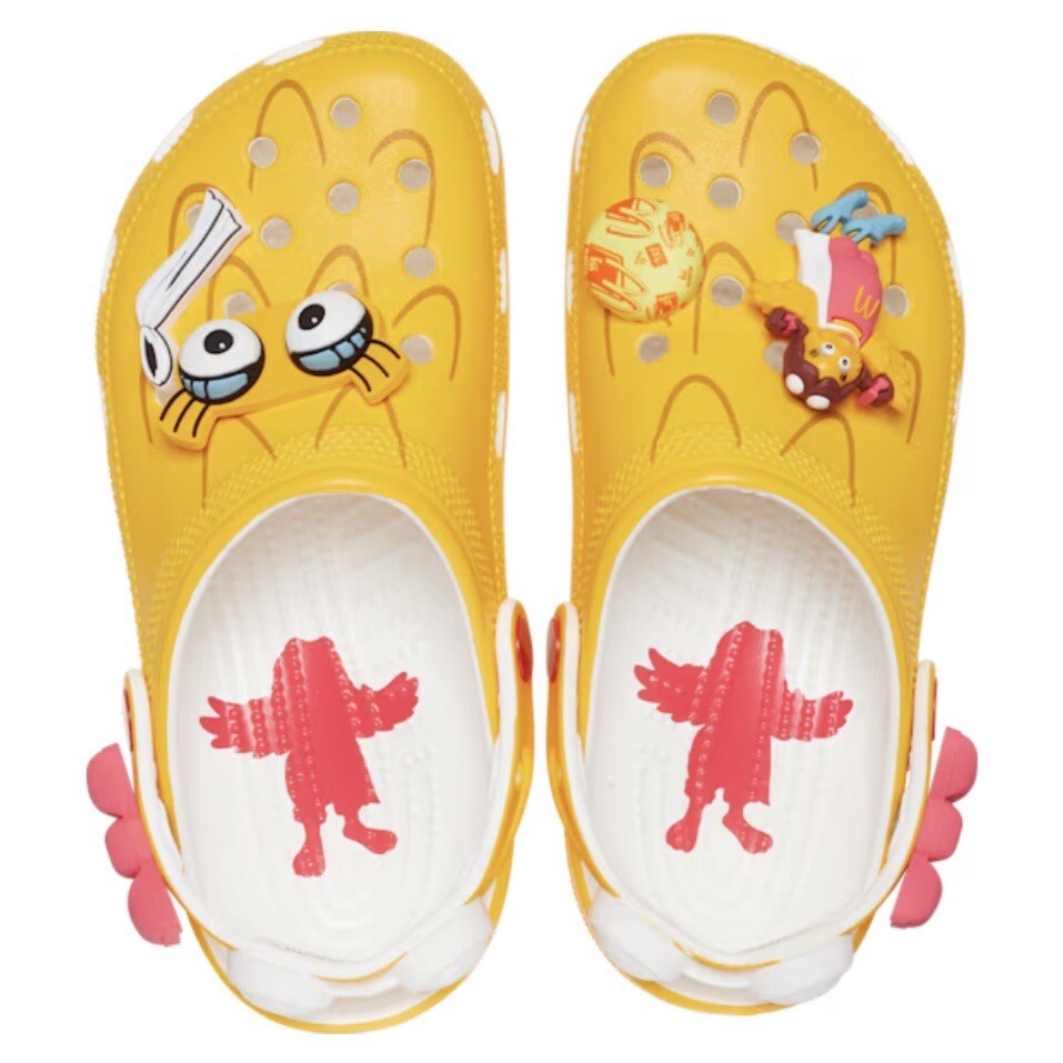 McDonald's × Crocs Classic Clog Birdie Yellow 208696-730 Mens Size 10 - Women 12