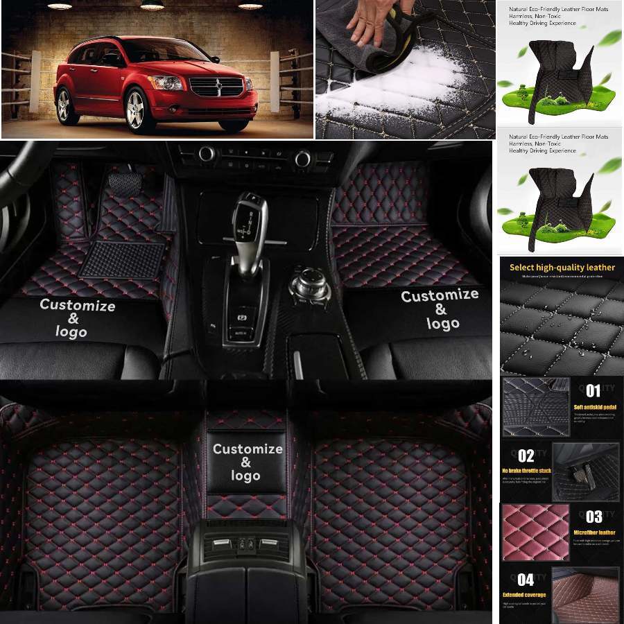 Dodge Caliber 2007-2012 All-Weather Waterproof Custom Car Floor Mats