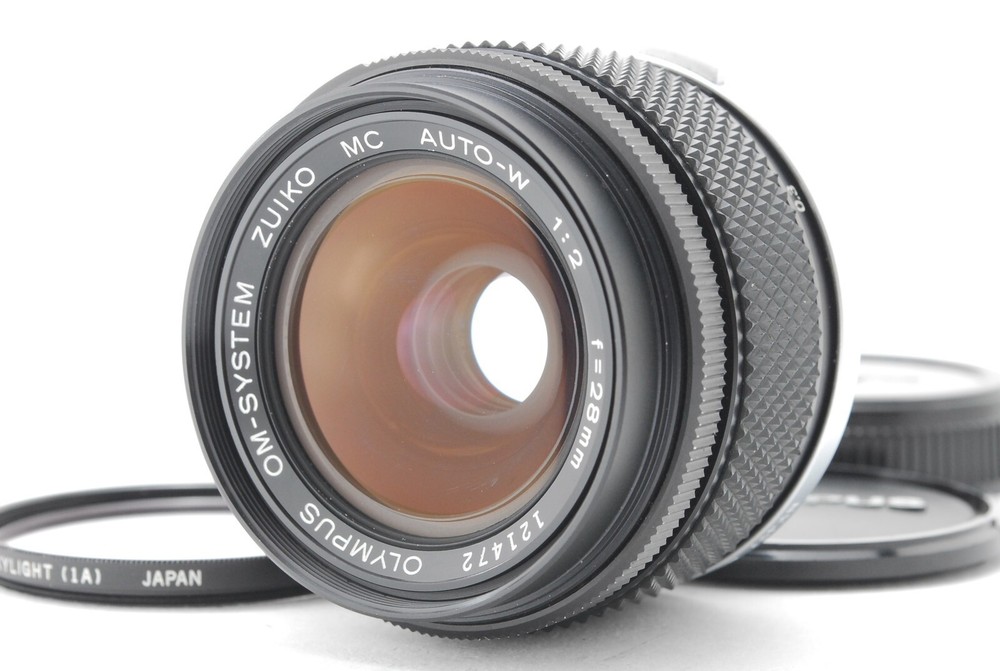 Exc+5 OLYMPUS OM-SYSTEM ZUIKO MC AUTO-W 28mm f/2 Wide Angle Lens from JAPAN