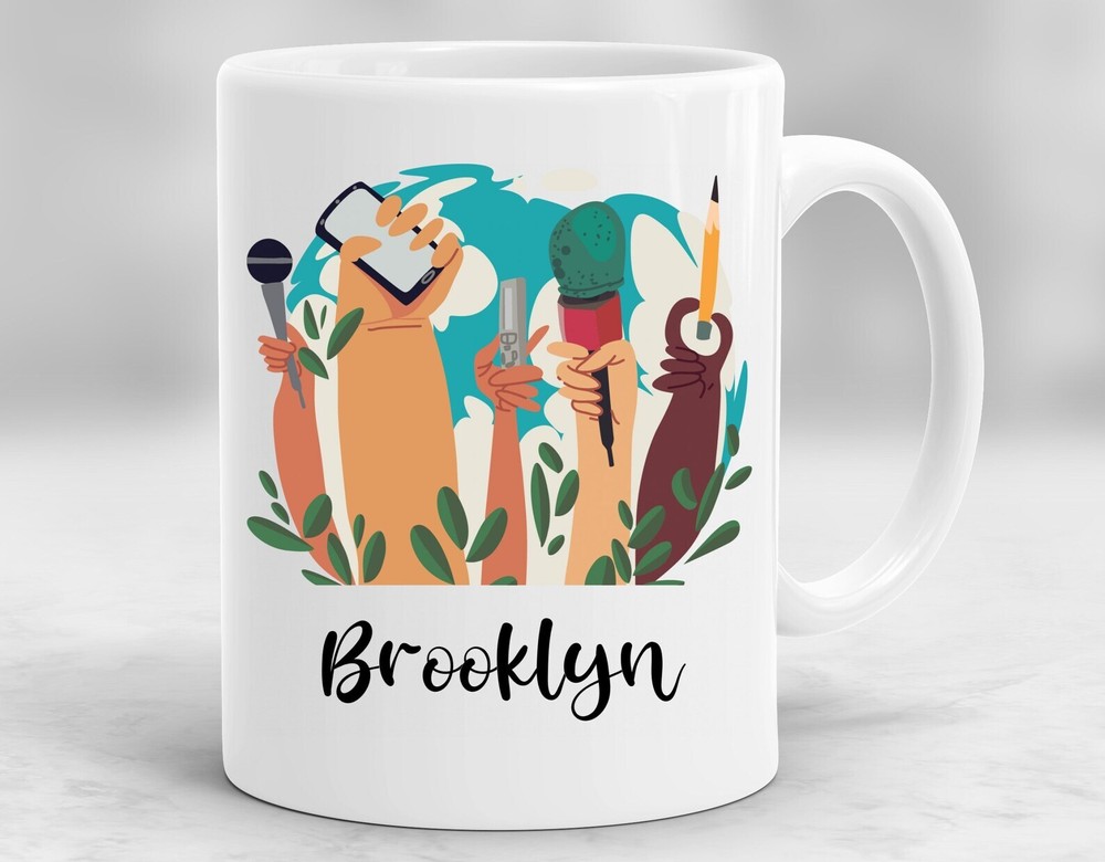 Personalized Journalist Mug Journalist Cup Journalist Gift Journalist Coffee Mug