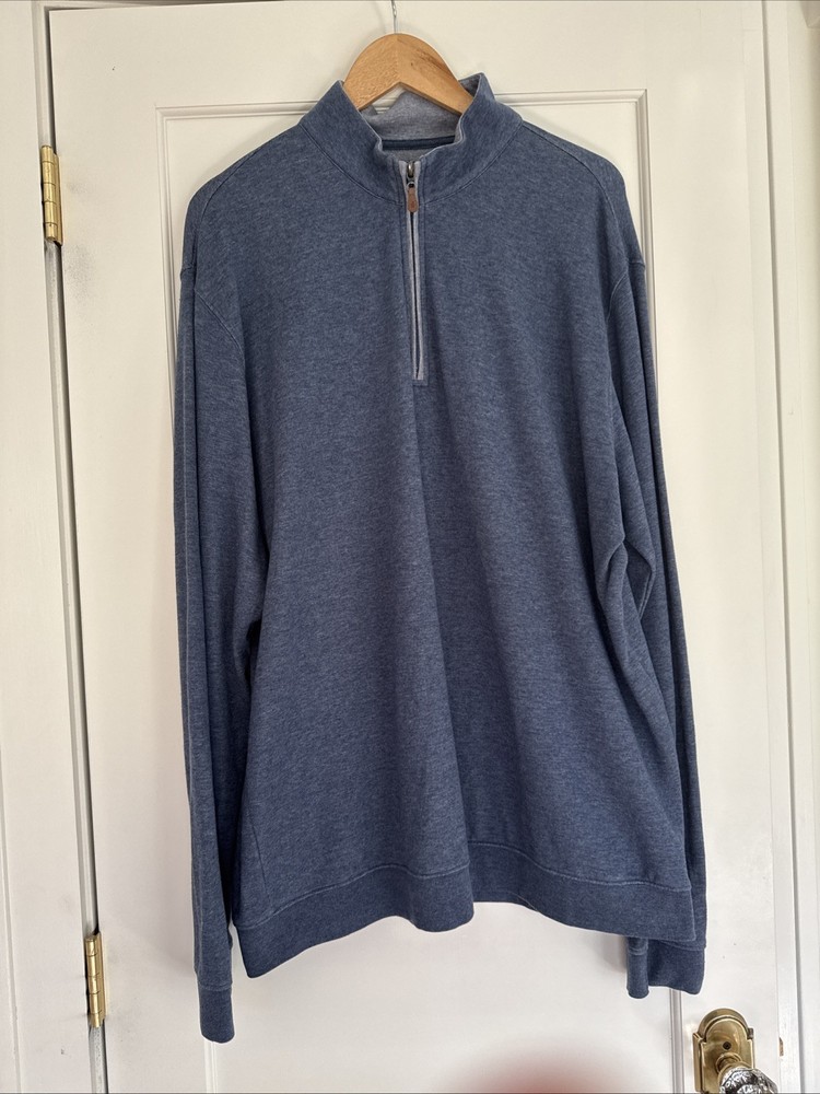 Men's Johnnie-O Half Zip Pullover - XL, Laguna Blue