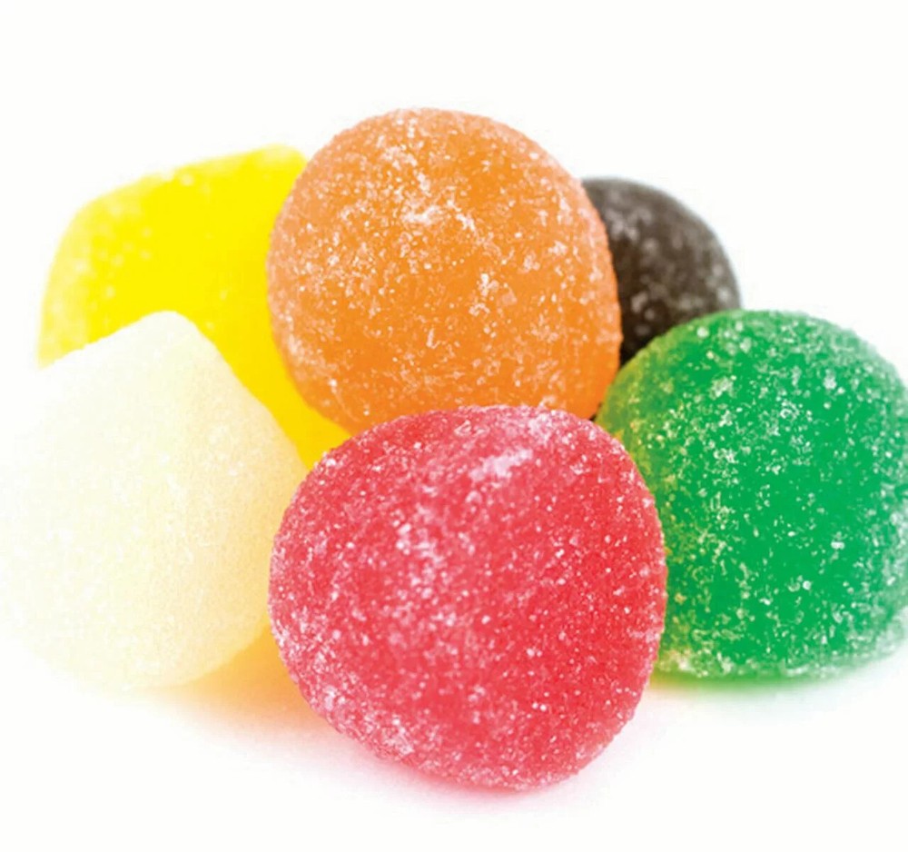 Jumbo Assorted Gum Drops 10 LB Bulk Soft Juju Candy