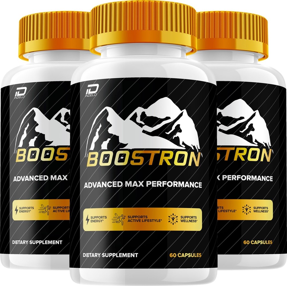 (3 Pack) Boostron for Men Capsules – Boostron Vitamin Complex Pills