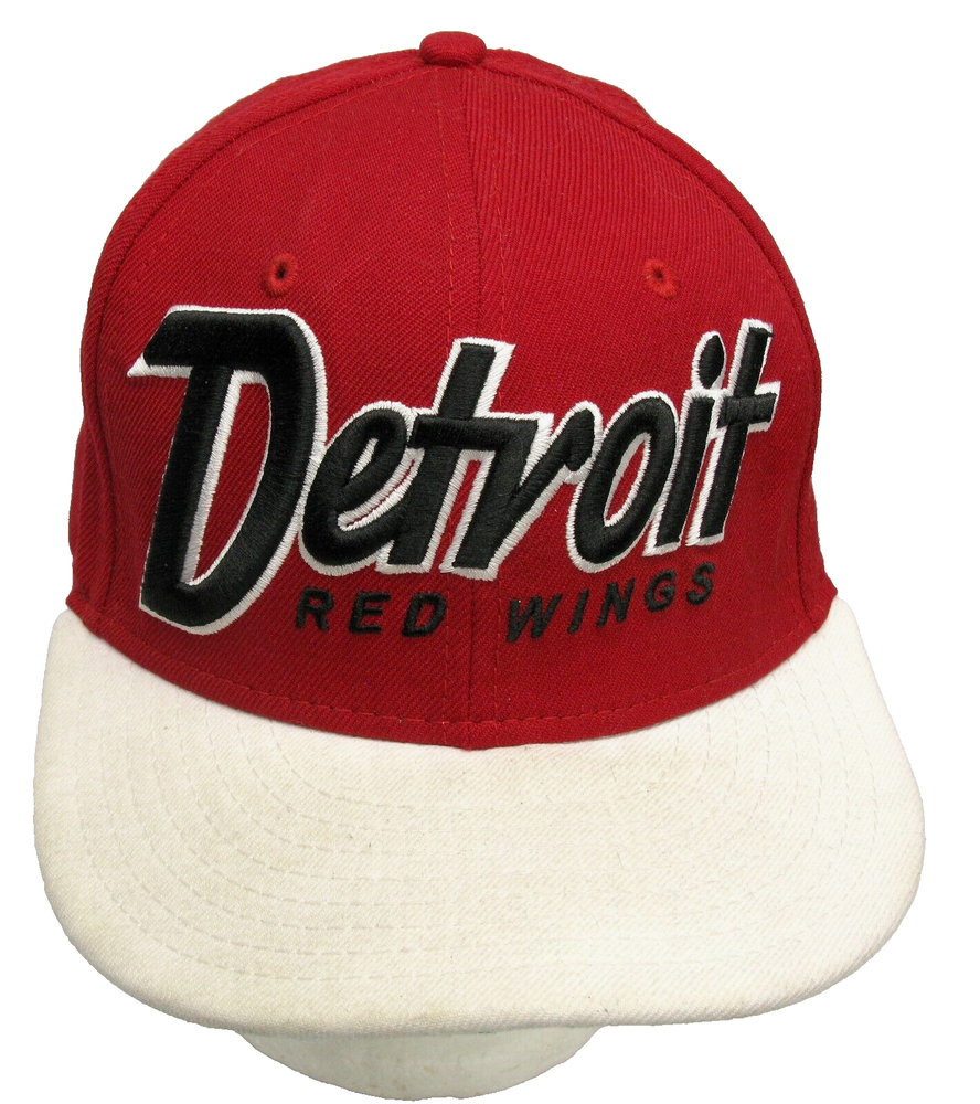 Detroit Red Wings New Era 9Fifty Snapback Hockey Red Cap Hat One Size Adjustable